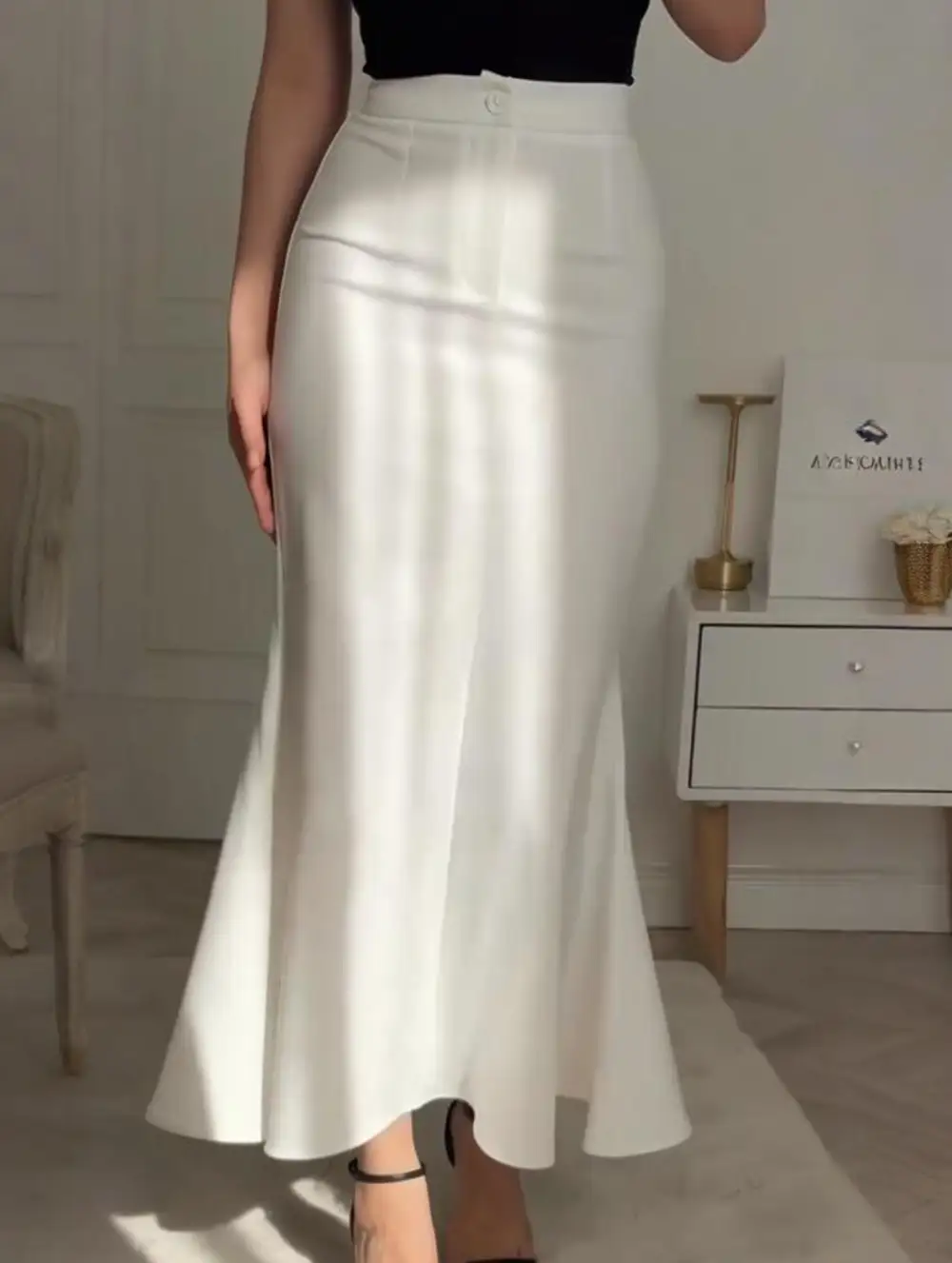 Fishtail Midi Skirt