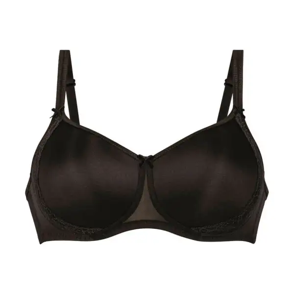 Women's Wireless Padded Seamless Lace Smoothing Bra