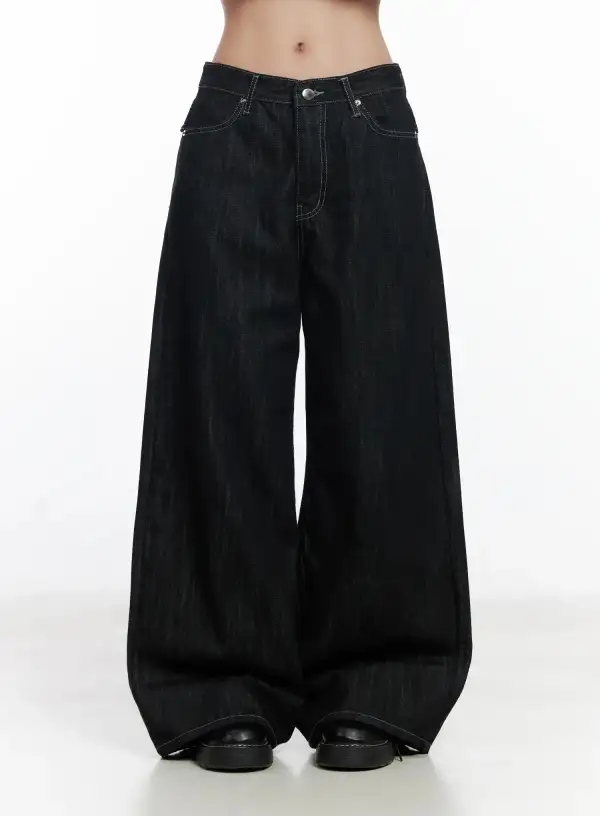 Studded Baggy Jeans