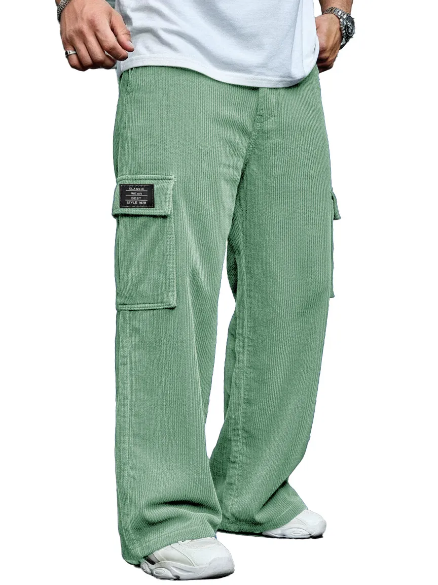 Corduroy Pocket Relaxed Trousers