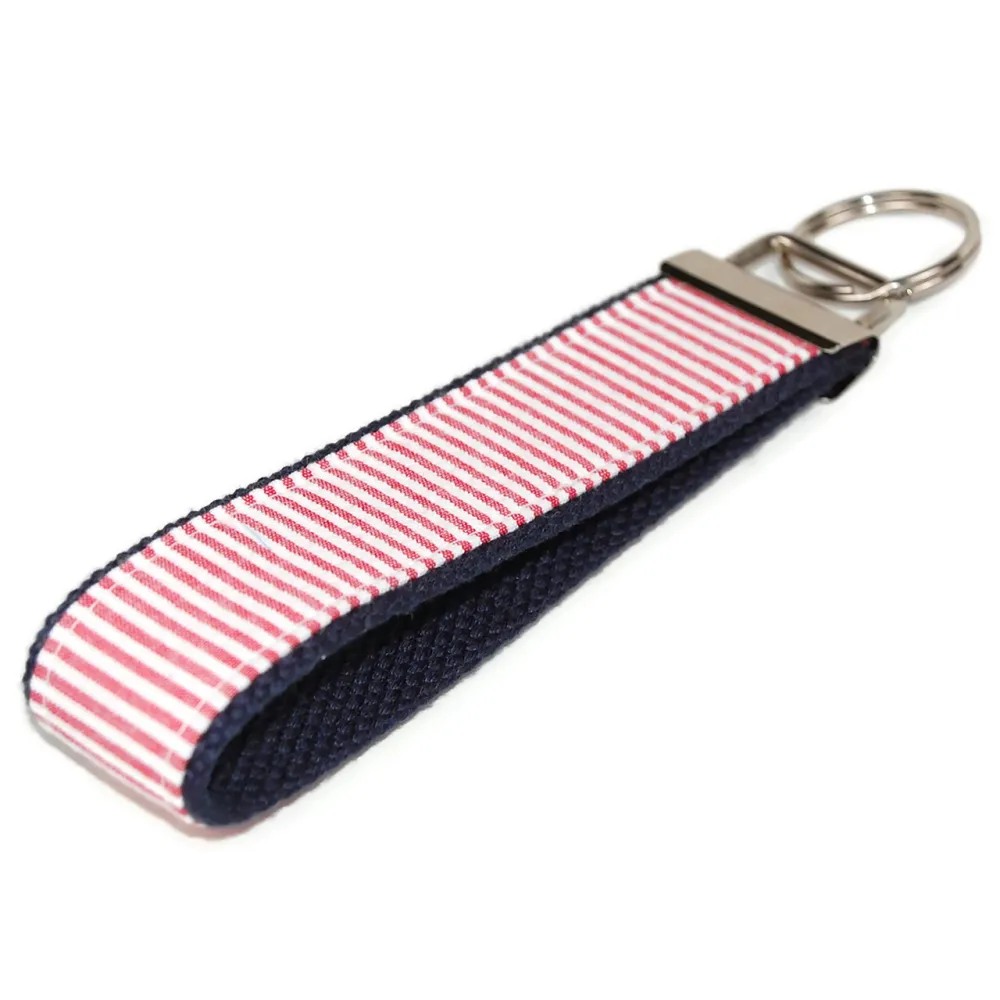 Stripe Cozy Keychain