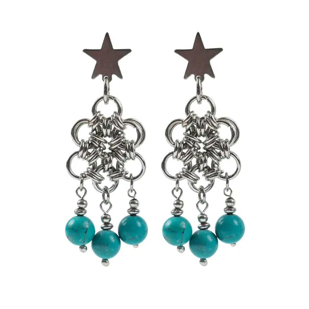 Framed Dynamic Artful Statement Earrings
