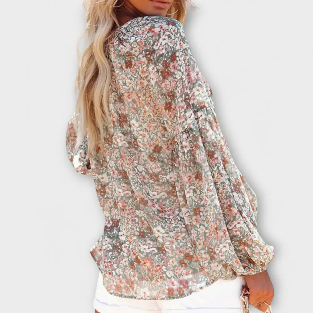 Floral Long Sleeve Blouse