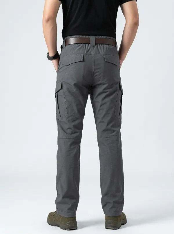 Men's Charcoal Grey Utility Cargo Pants