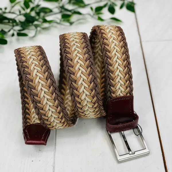 Streamlined Woven Waist Belt