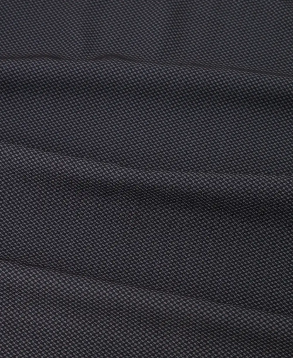 Refined Geometric Geometric-Print Four-Way-Stretch Men's Dress Shirt