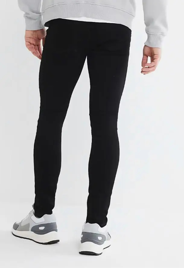 Black Men's Super Skinny Jeans