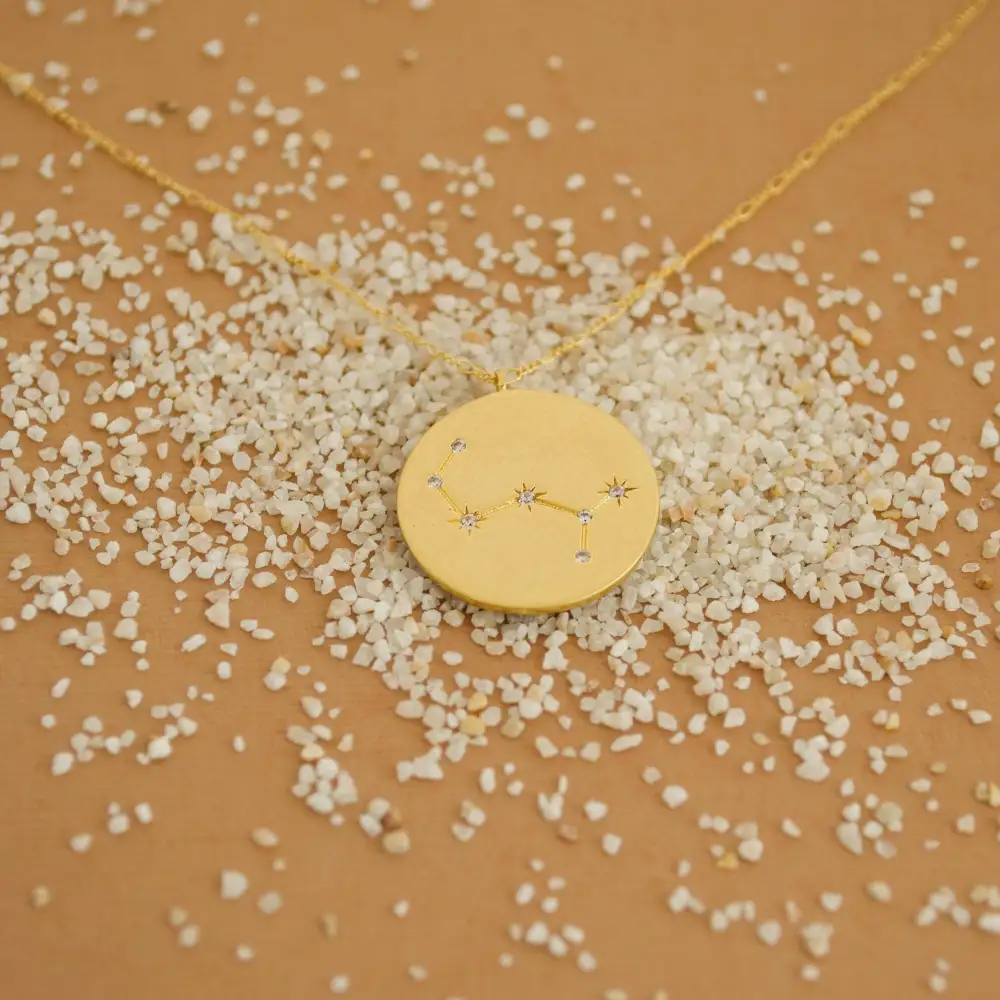 Celestial Zodiac Pendant Necklace