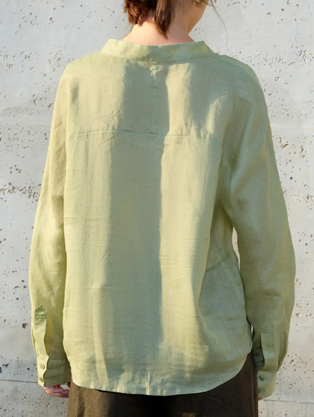 Ramie V Neck Lightweight Top