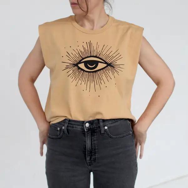 Mystical Third Eye Crop Tank