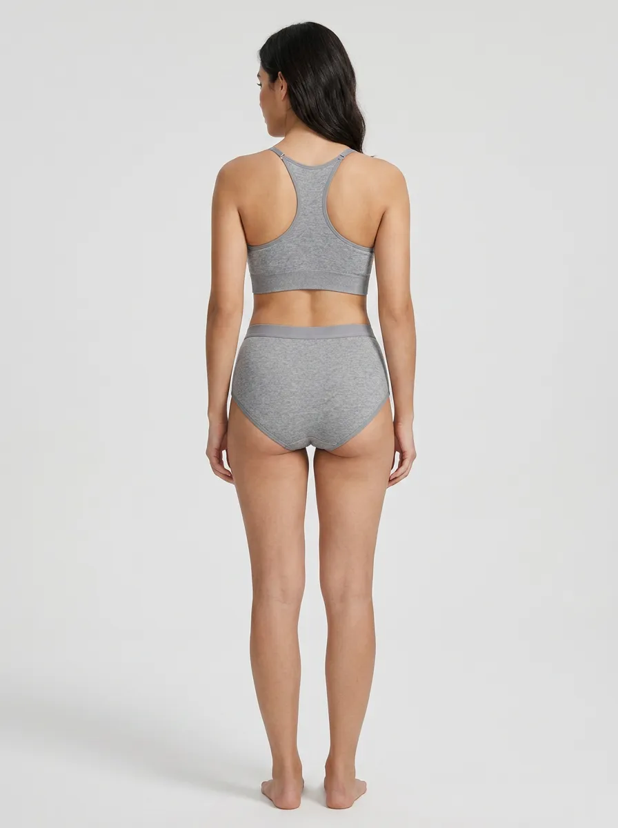 Cotton Racerback Underwear Set