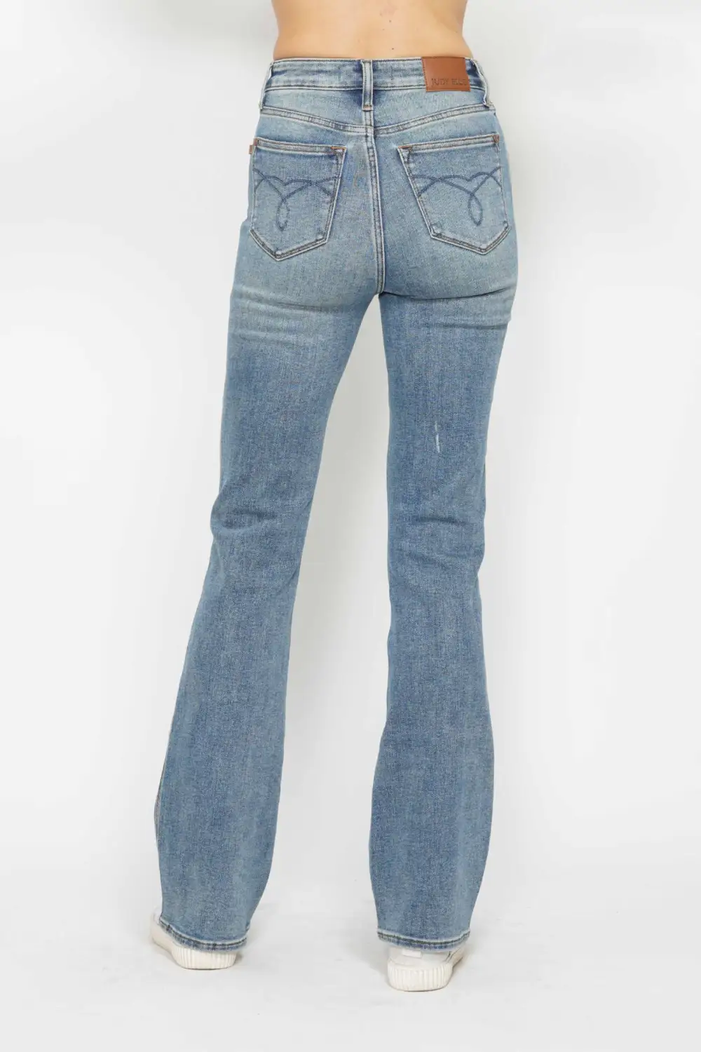 Embroidered Bootcut Jeans