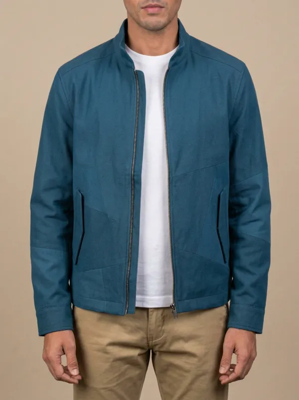 Solid Color Zip Jacket