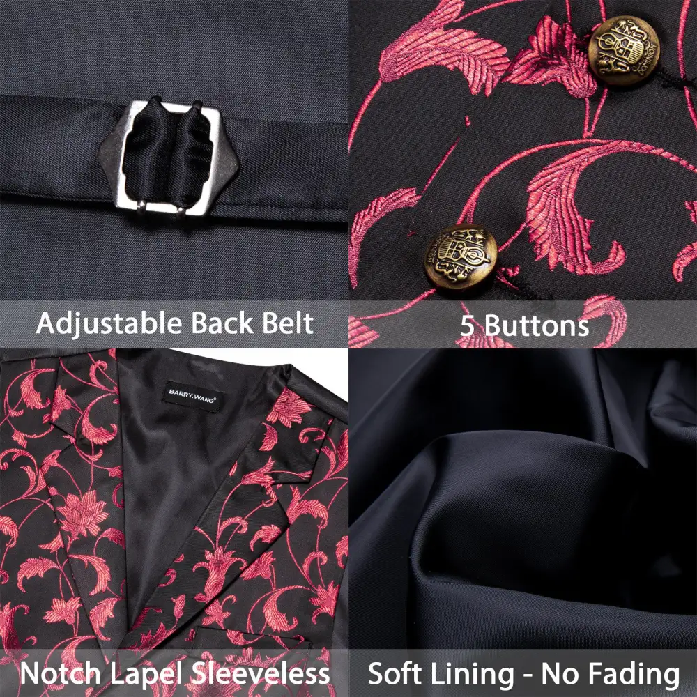 Floral Formal Vest Set
