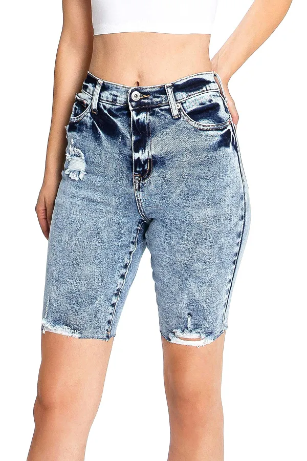 Cutoff Mid Rise Shorts