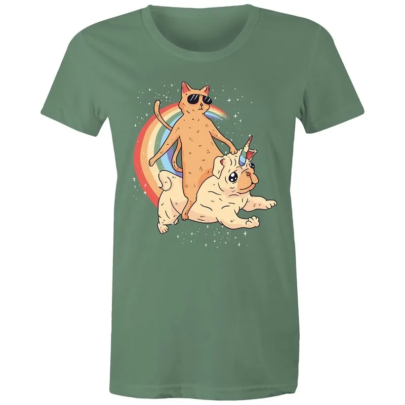 Cat Unicorn Pug T-Shirt