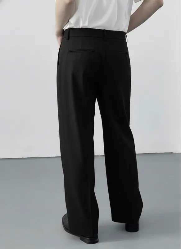 Tailored Pleated Pants