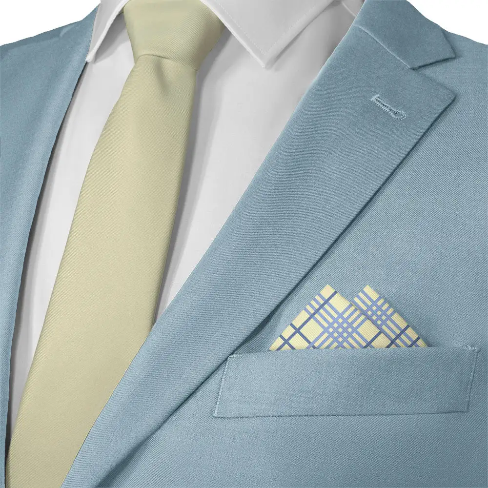 Distinctive Sophisticated Plaid Pocket Square