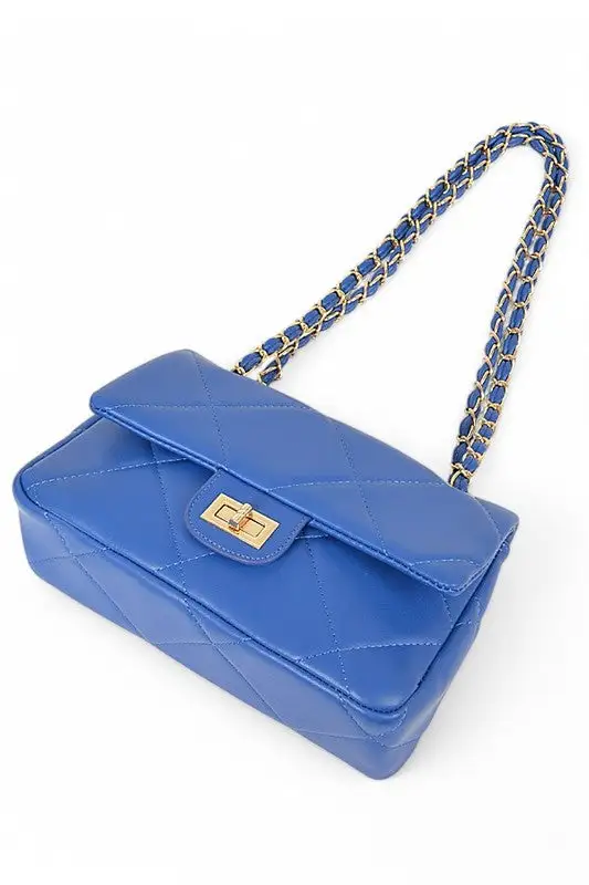 Quilted Twist Shoulder Bag
