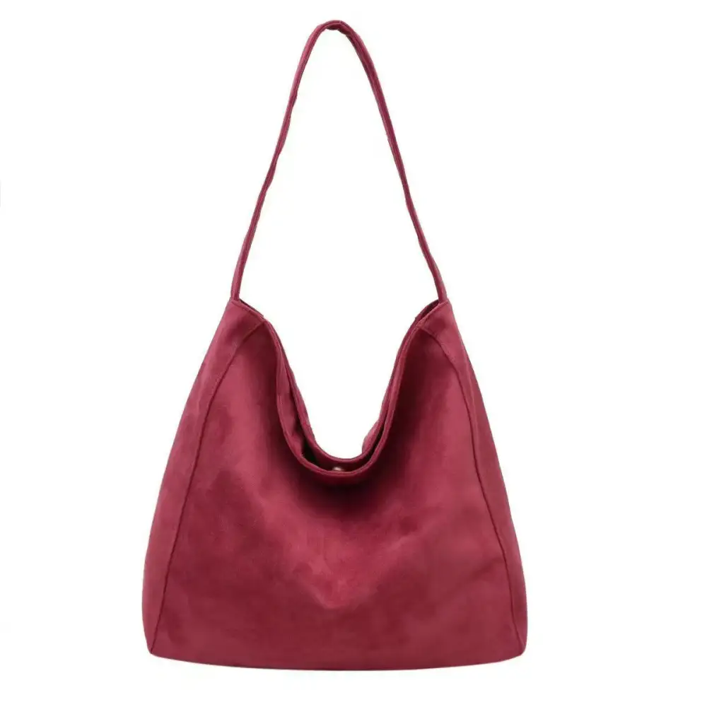 Commuter Suede Hobo Bag