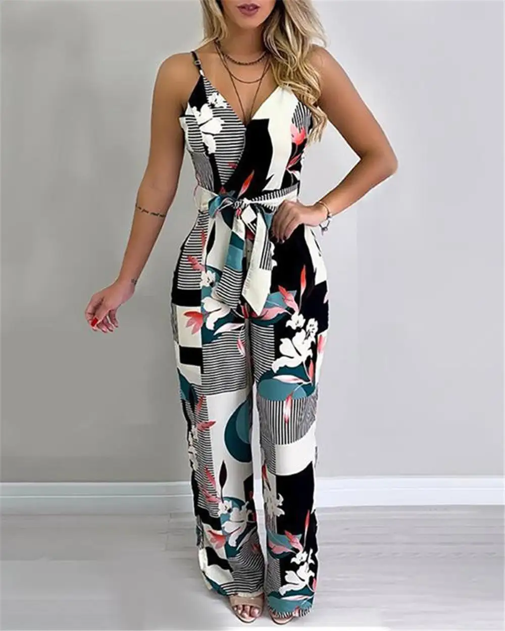 Floral Print Effortless Jumpsuit
