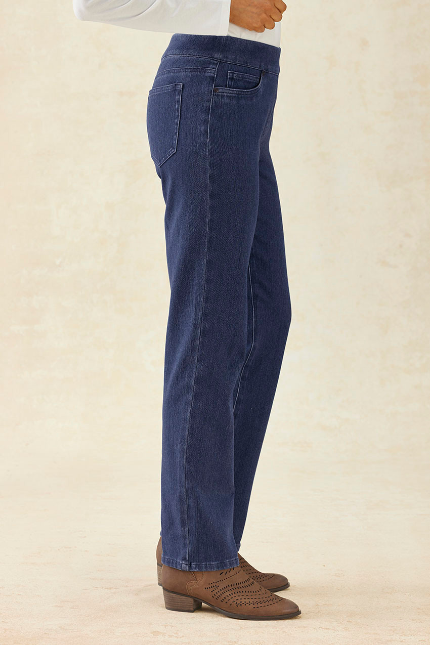 Knit Denim ShapeMe® Slim Leg Jeans