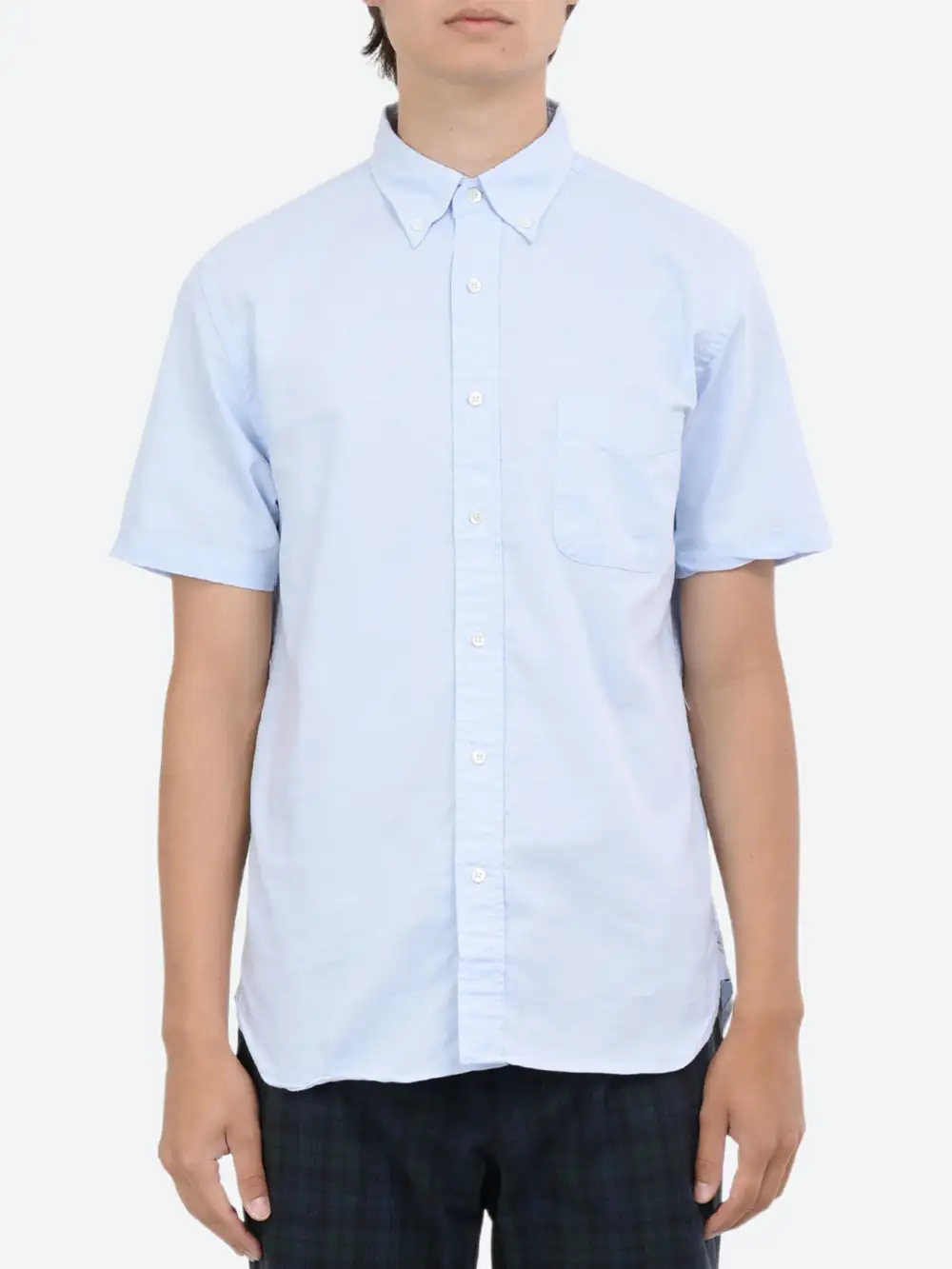 Men's Chest Pocket Box Pleat Shirt