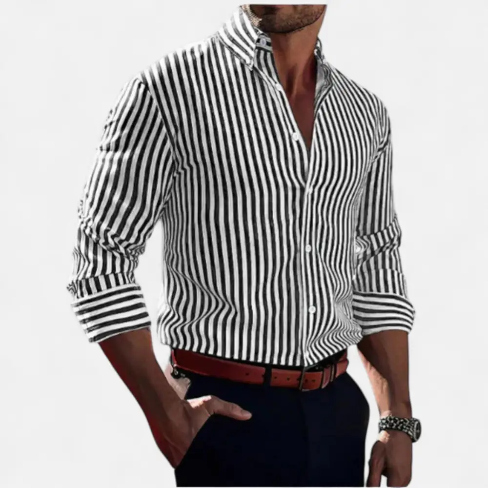 Striped Breathable Casual Shirt