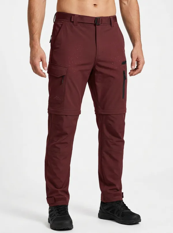 Men's Expedition Trail Mountain Graphic Waterproof Zip Tactical Cargo Pants