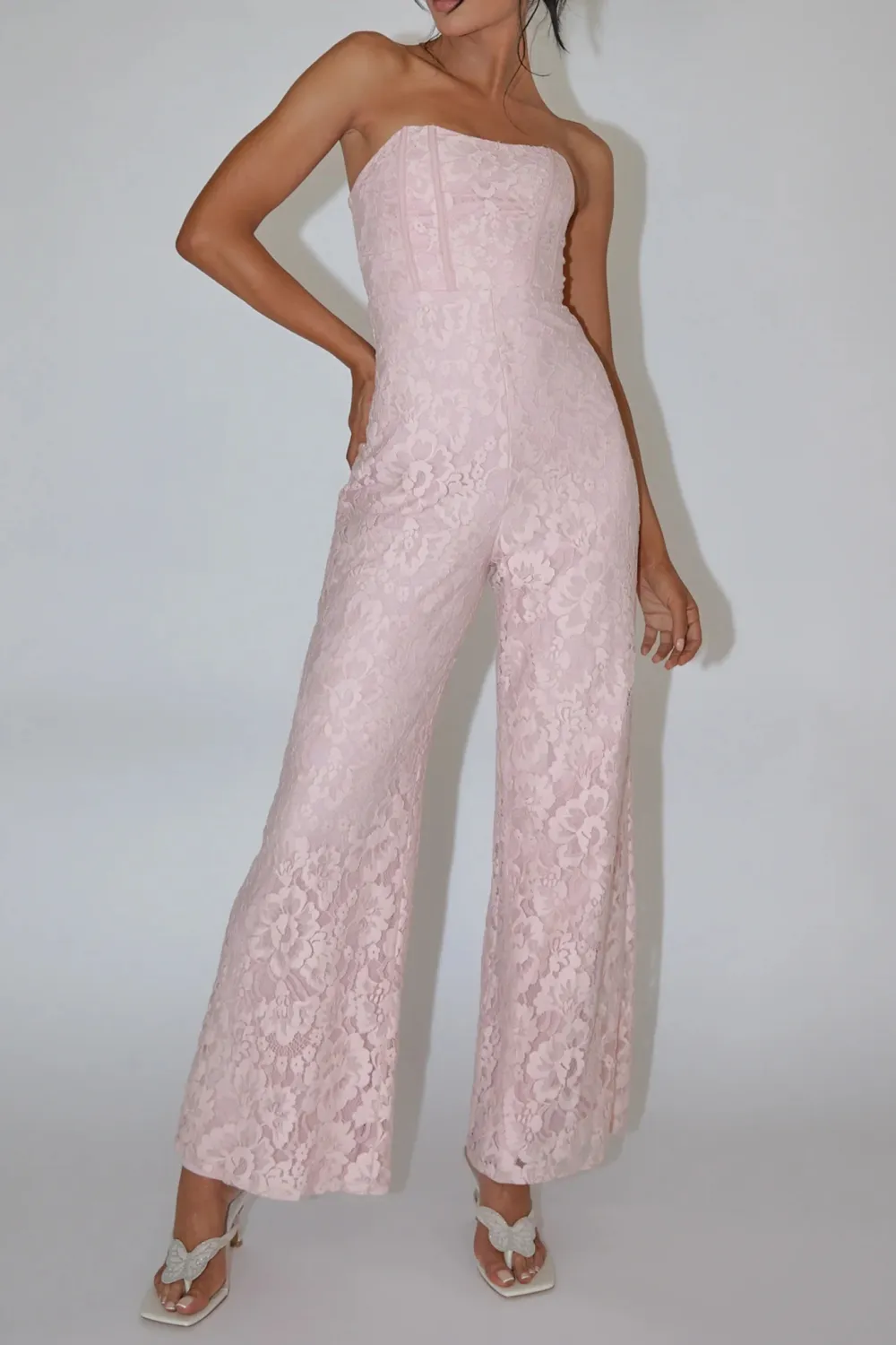 Fashion Lace Printed Women's Jumpsuit