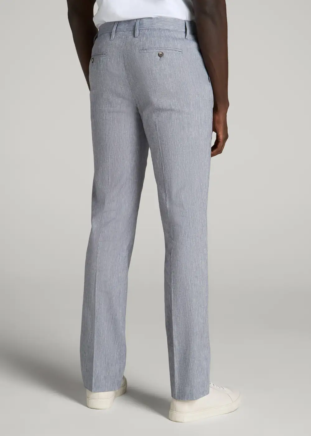 Men's Tapered Dress Linen Pants