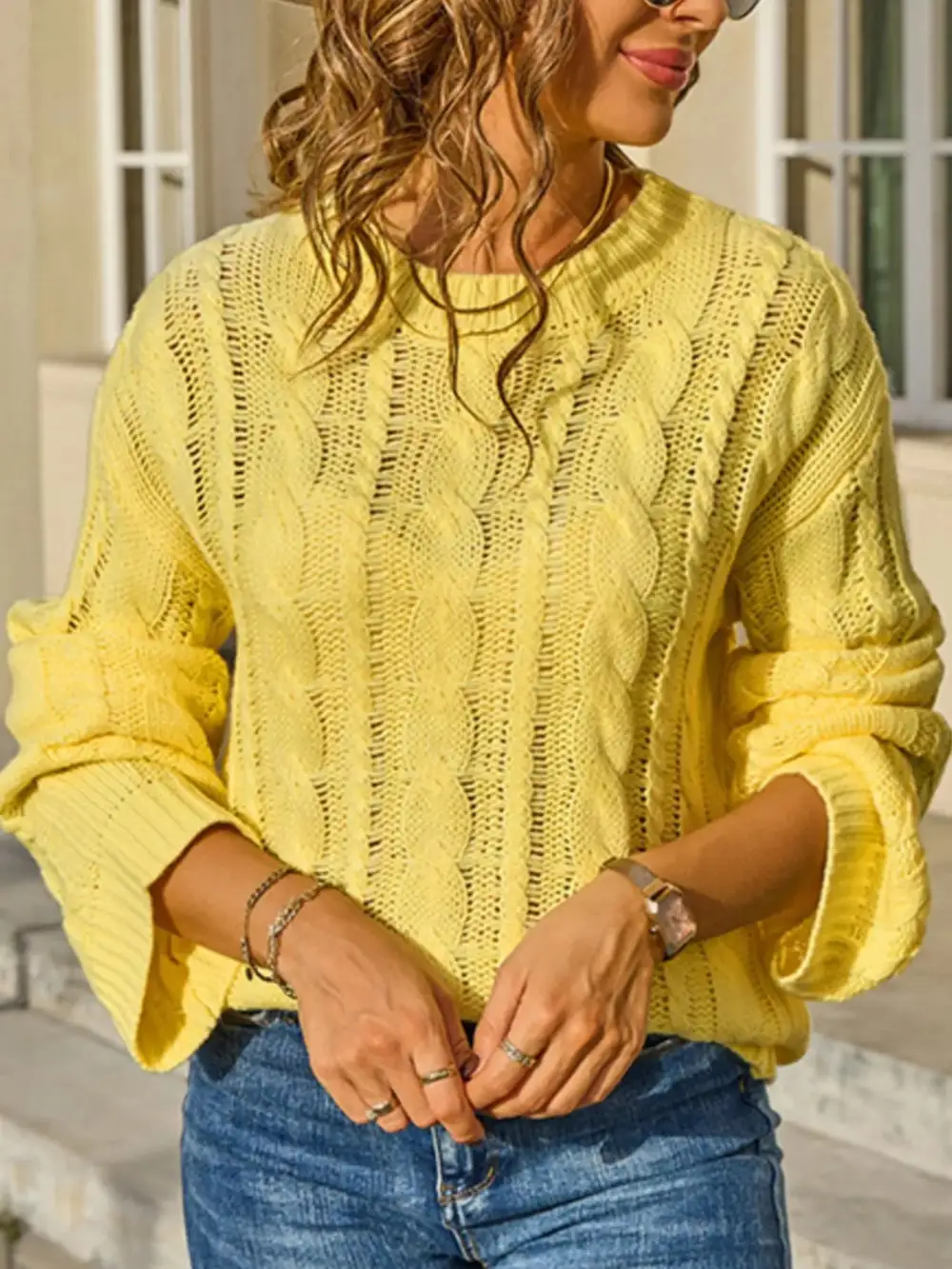 Knit Long Sleeve Sweater