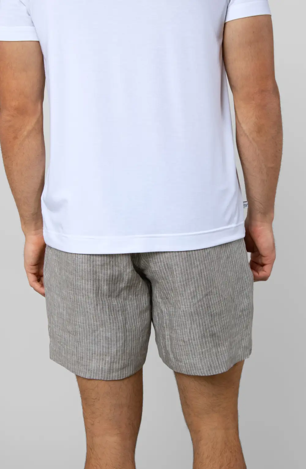 Men's Relaxed Linen Welt Pocket Shorts