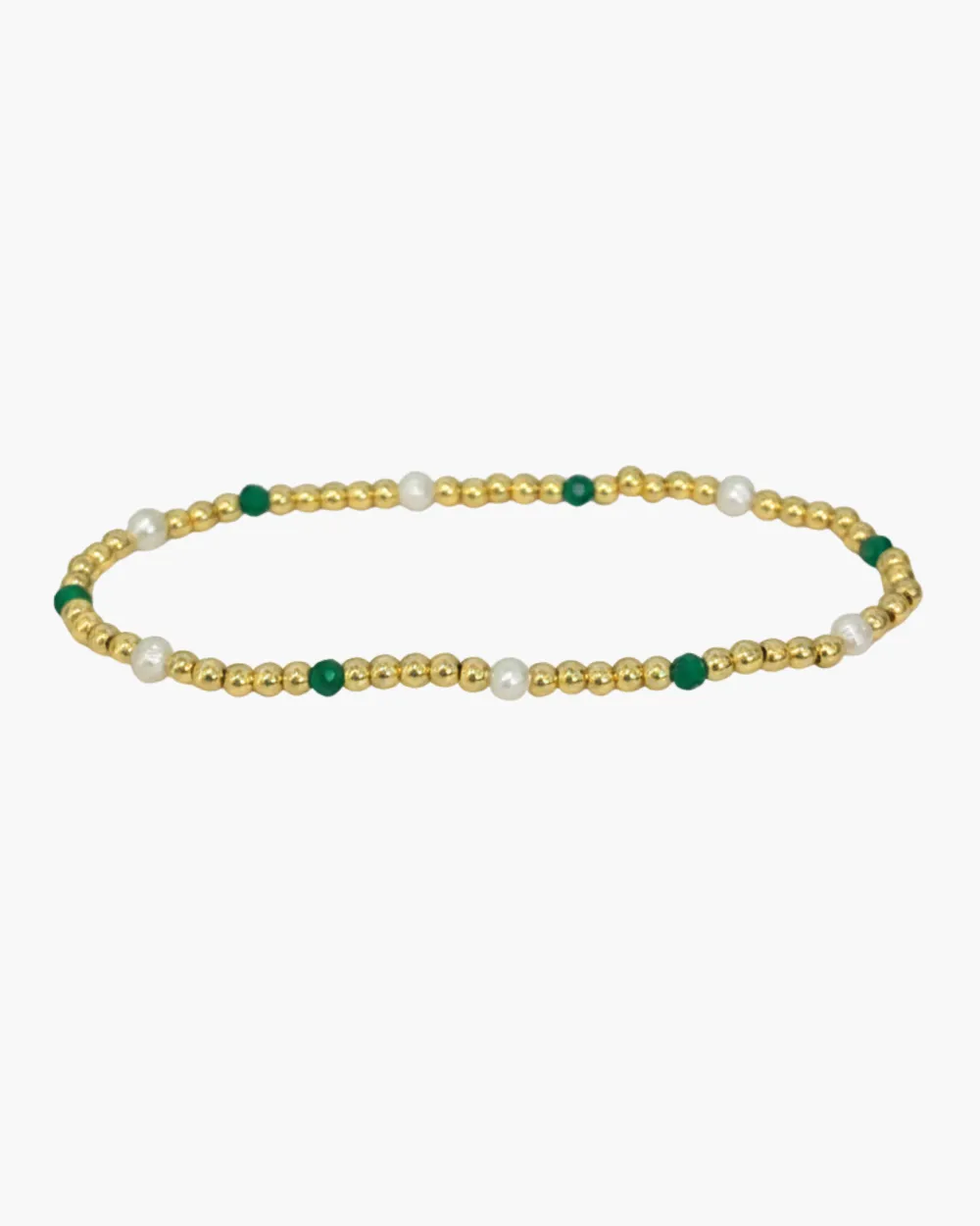 Sculpted Beaded Stretch Bracelet