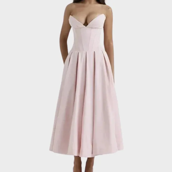 Cotton Flowing Midi Dress