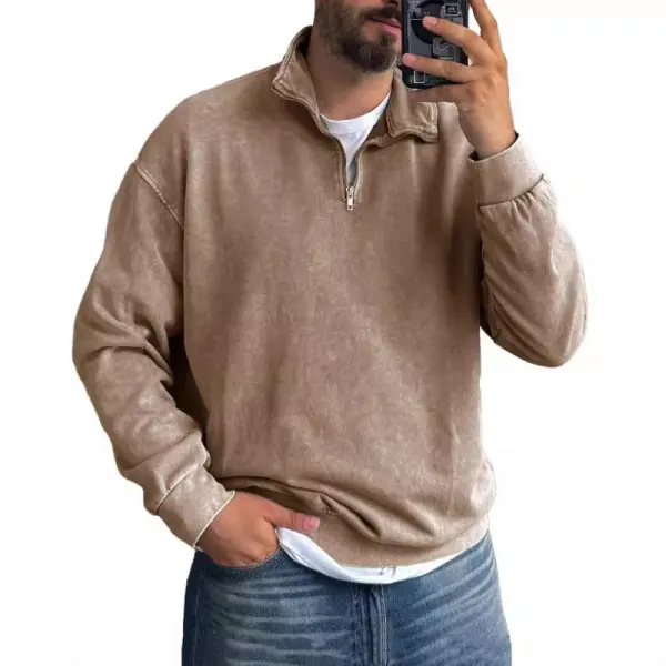Relaxed Pullover Sweatshirt