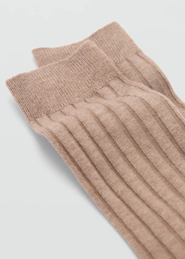 Wool Blend Casual Style Socks