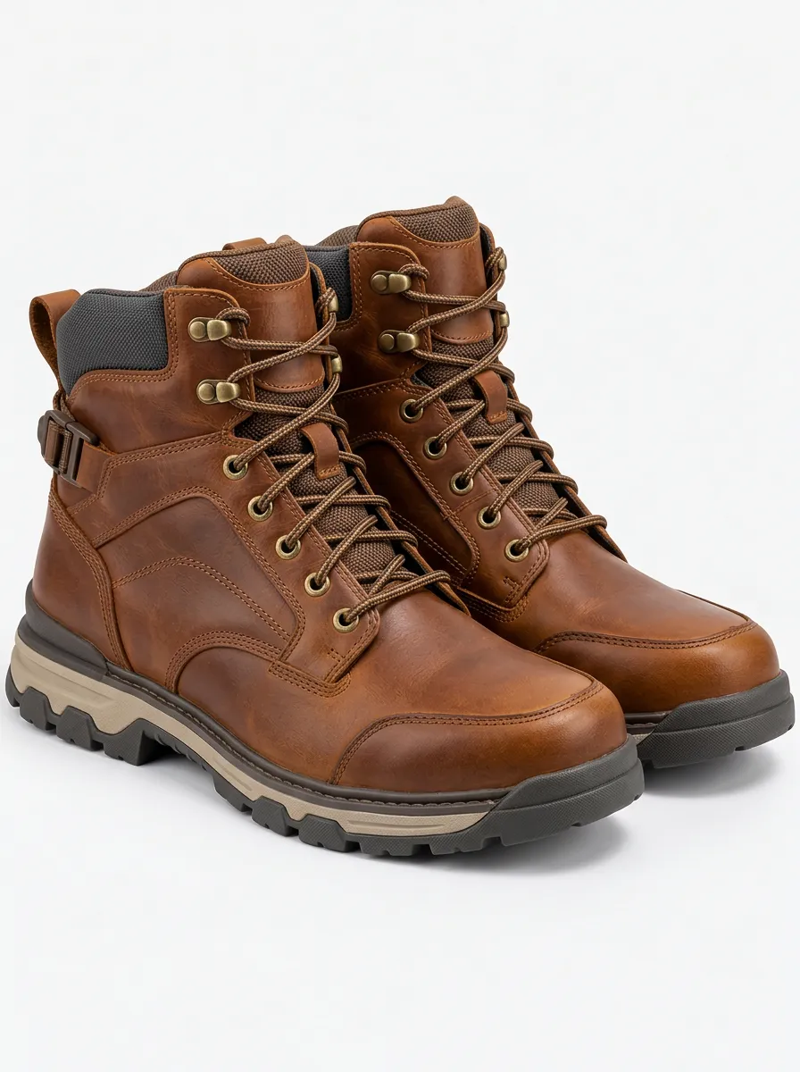 Men's Waterproof Brown Work Footwear
