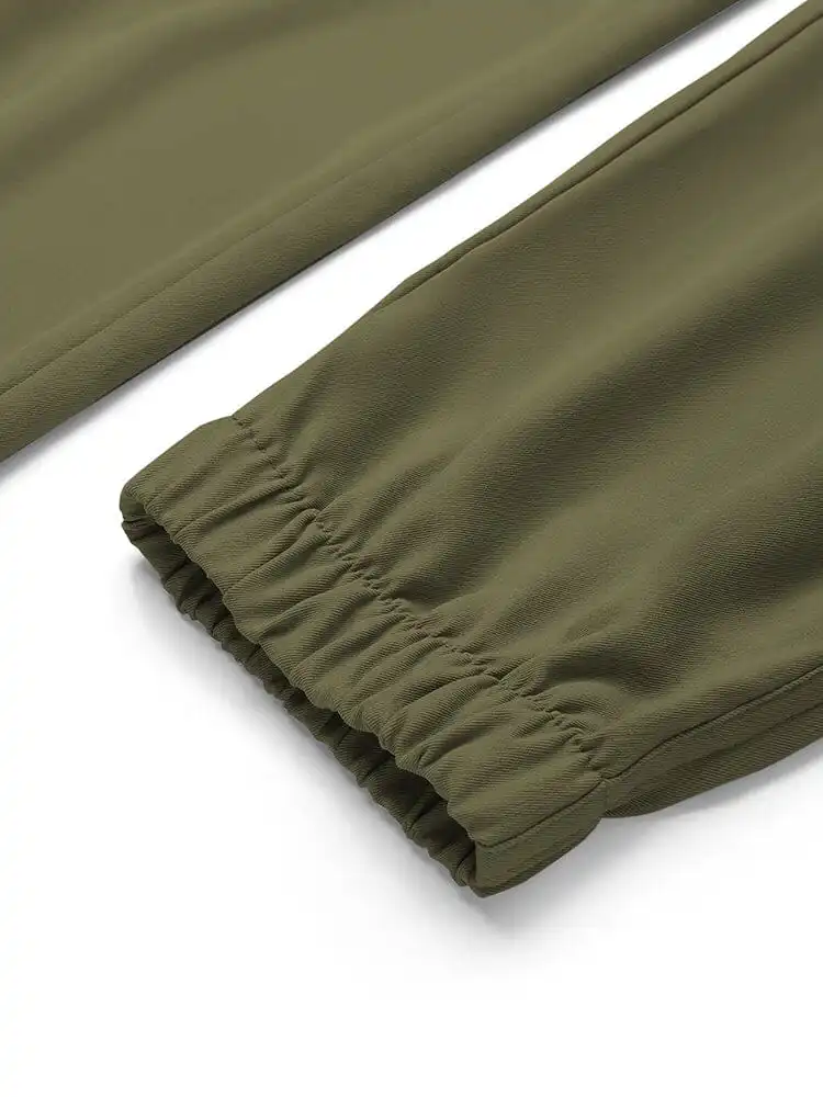 Regular Fit Elastic Waistband Jogger Pants