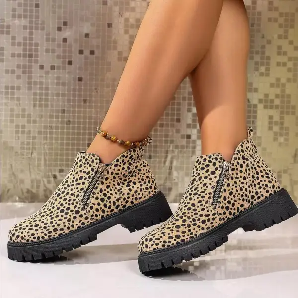 Platform Side-Zip Boots