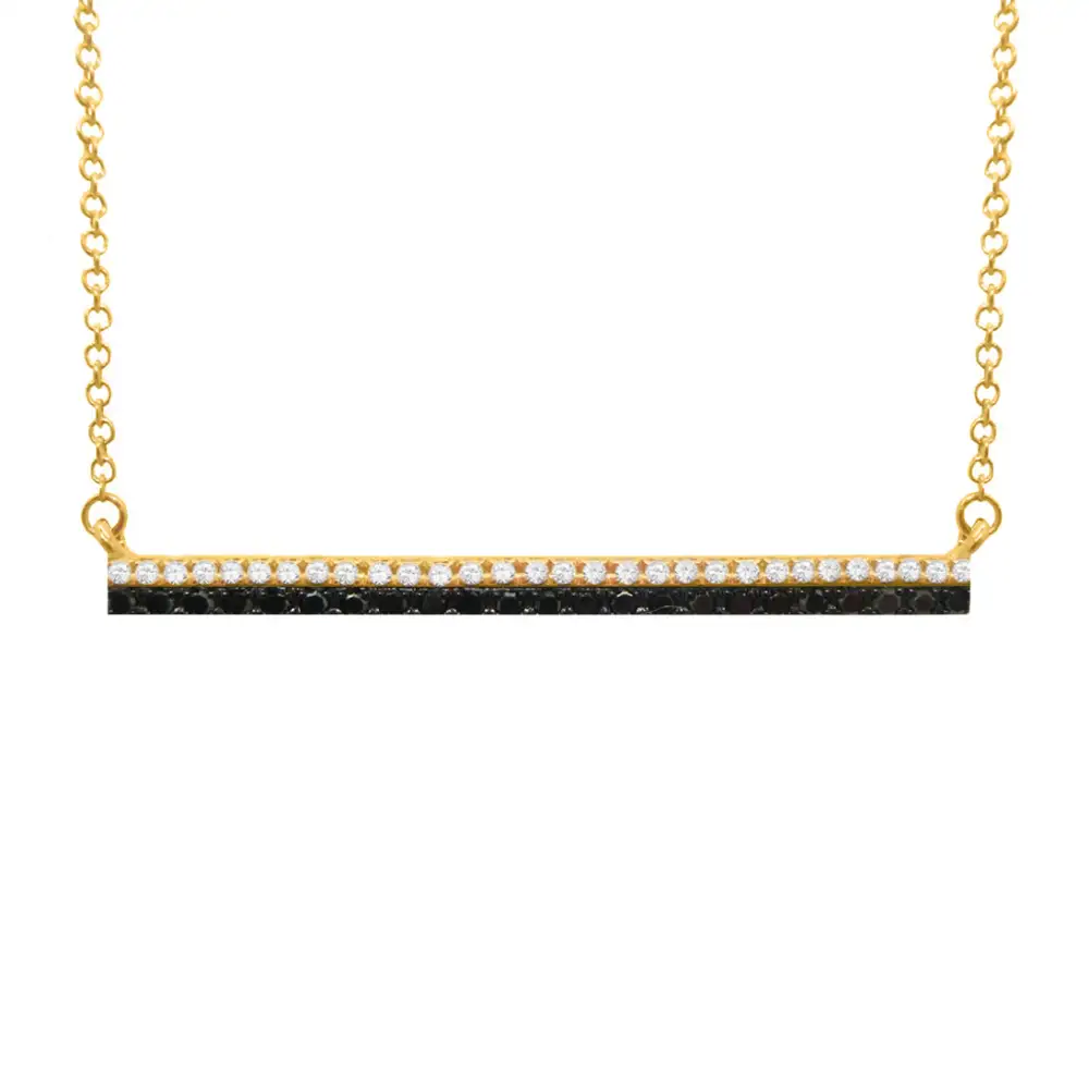 Refined Bar Diamond Necklace