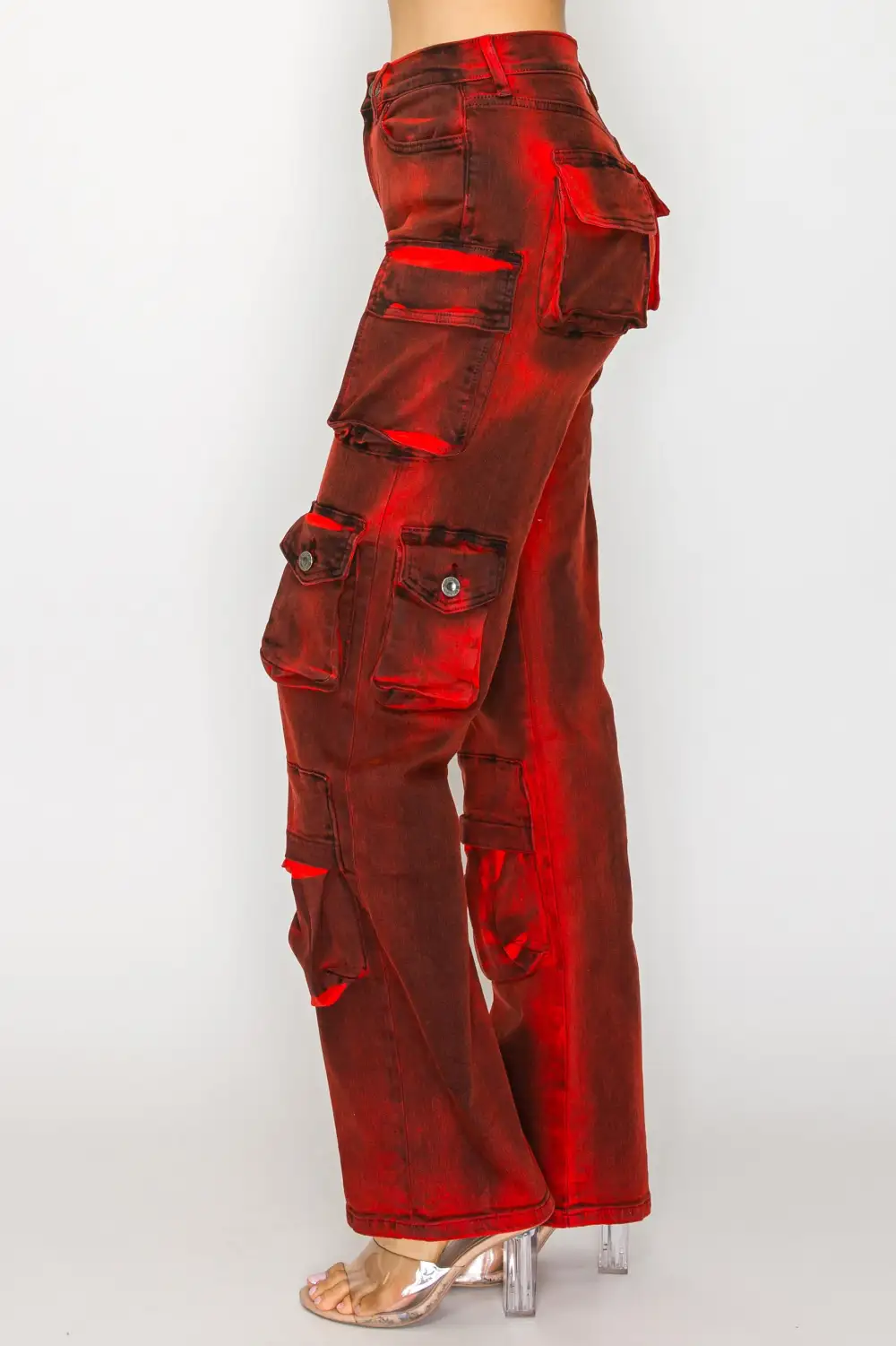 Straight-Leg Cargo Jeans
