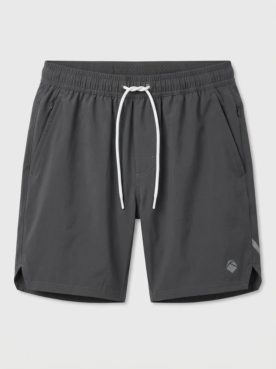 Men's Athletic Breathable Drawstring Quick-Dry Sports Shorts
