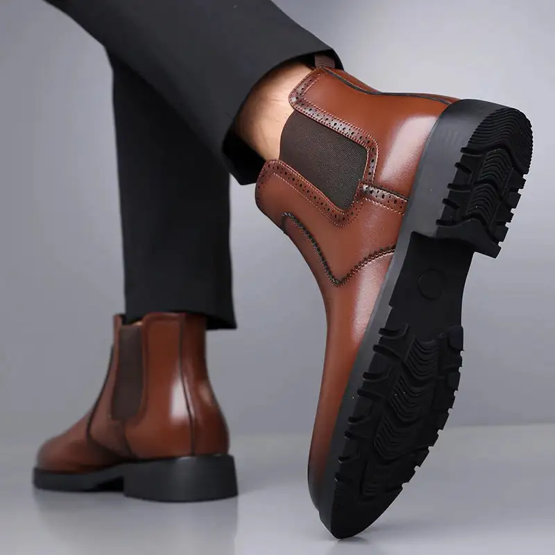 Classic Leather Ankle Boots