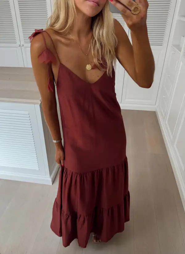Floral Strappy Maxi Dress