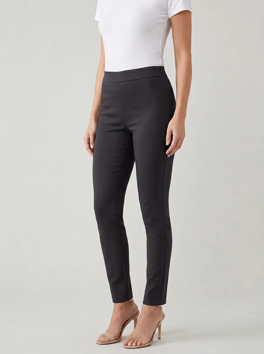 Soft-Look Women's Stretch Mid-Rise Pants