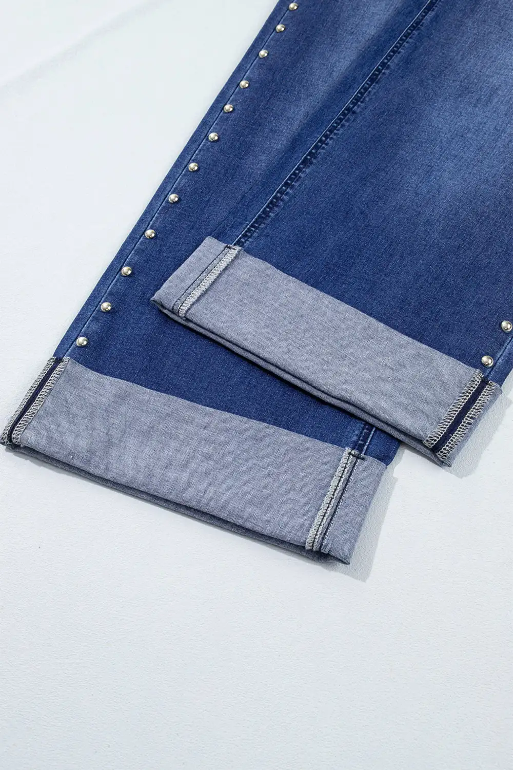 Women's Studded Straight Leg Loose Jeans