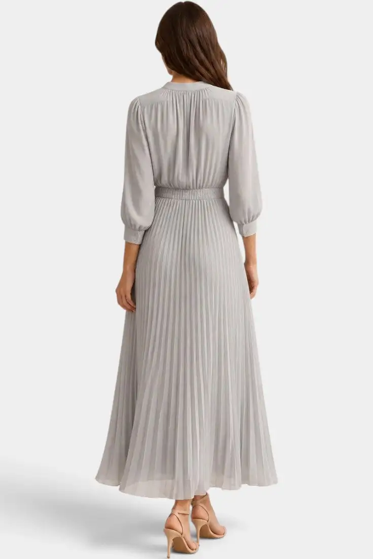 Floral-Lace Maxi Dress
