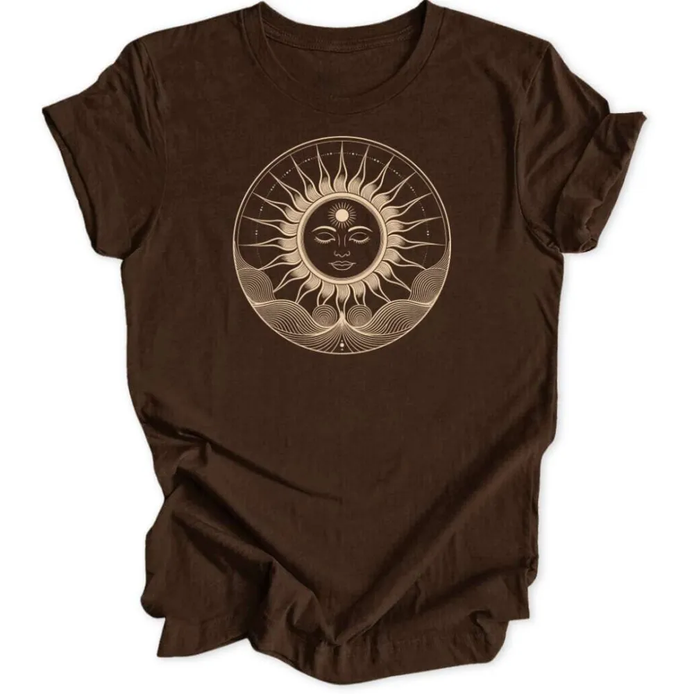 Sacred Sun Mandala Unisex T-Shirt