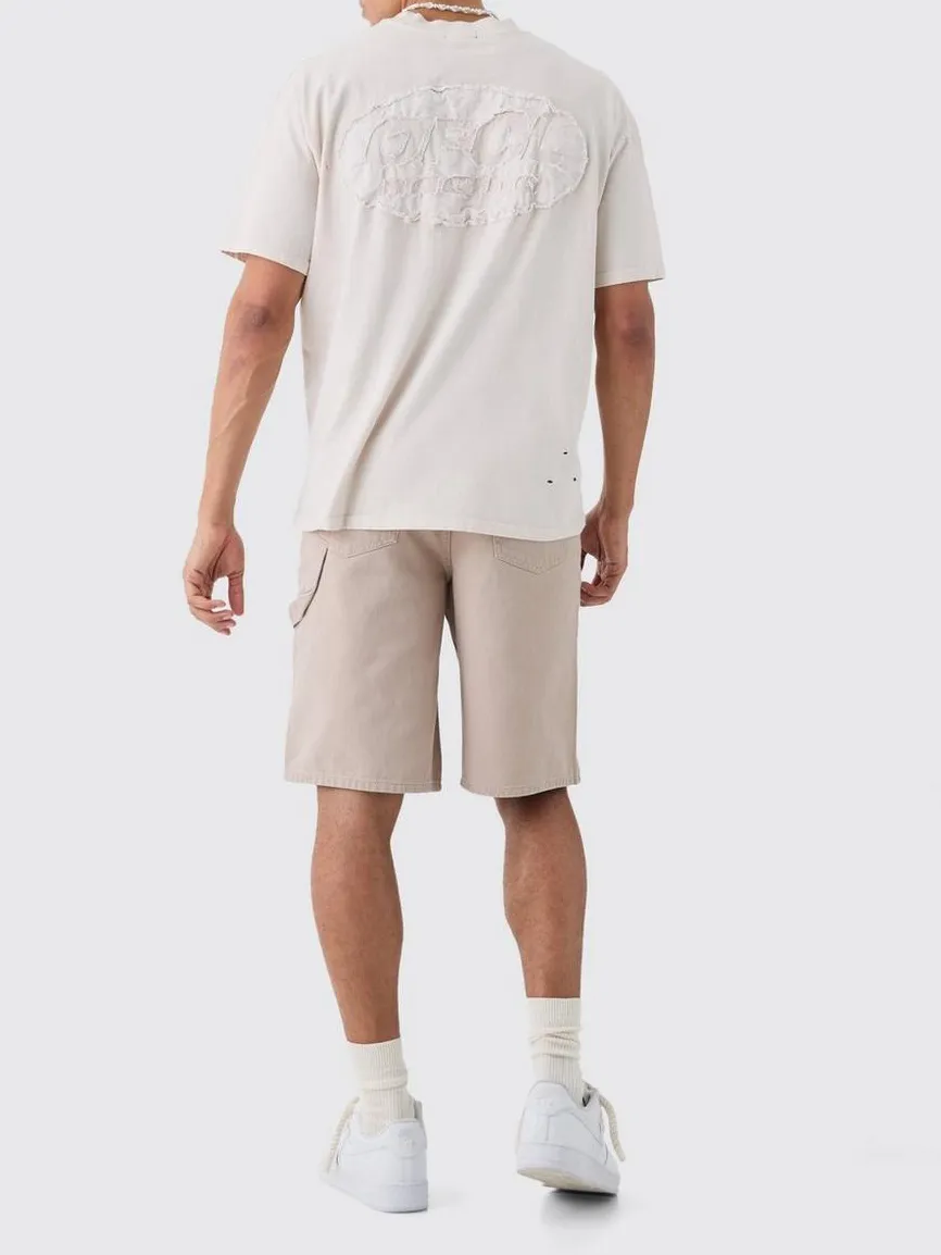 Regular Carpenter Overdyed Spring And Summer Comfort Denim Jorts